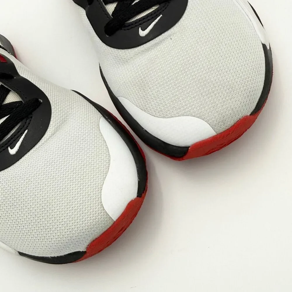 Nike Men’s Renew Elevate 3 Basketball Sneakers in Black White Red Colorway - US